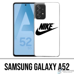 Coque Samsung Galaxy A52 - Nike Logo Blanc