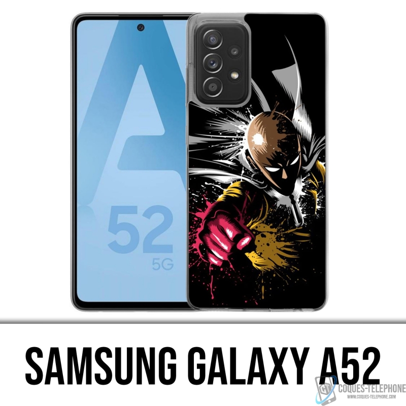 Coque Samsung Galaxy A52 - One Punch Man Splash