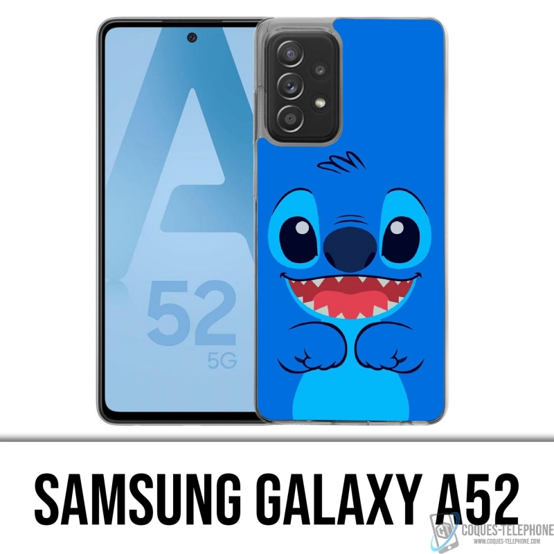 Coque Samsung Galaxy A52 - Stitch Bleu