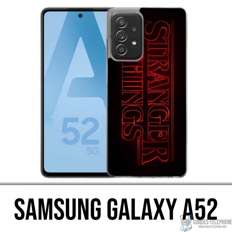 Coque Samsung Galaxy A52 - Stranger Things Logo