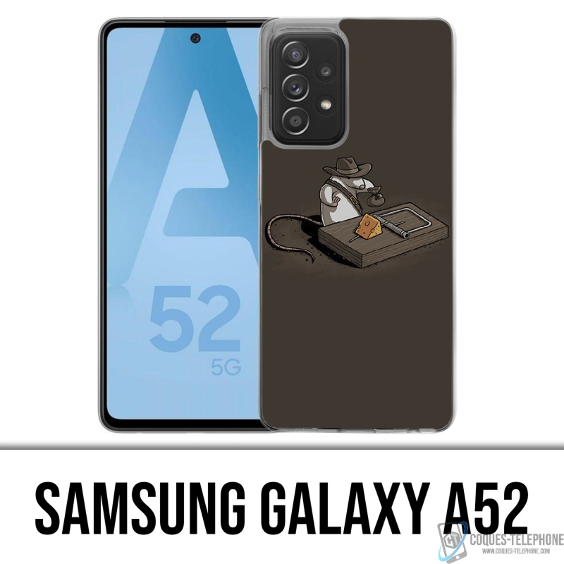Coque Samsung Galaxy A52 - Tapette Souris Indiana Jones