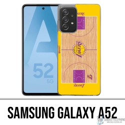 Coque Samsung Galaxy A52 - Terrain Besketball Lakers Nba