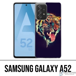 Coque Samsung Galaxy A52 - Tigre Peinture