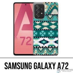 Coque Samsung Galaxy A72 - Azteque Vert