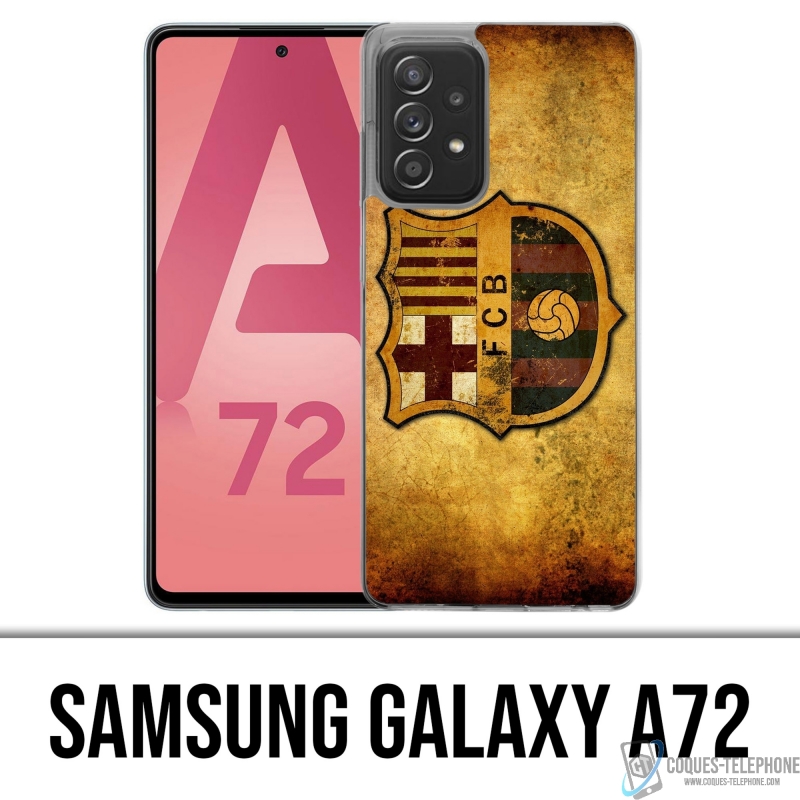 Coque Samsung Galaxy A72 - Barcelone Vintage Football