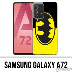 Coque Samsung Galaxy A72 - Batman Logo Classic Jaune Noir