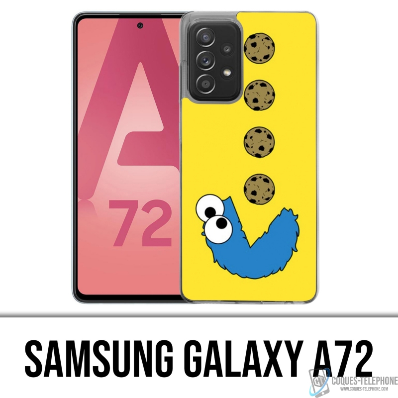 Coque Samsung Galaxy A72 - Cookie Monster Pacman