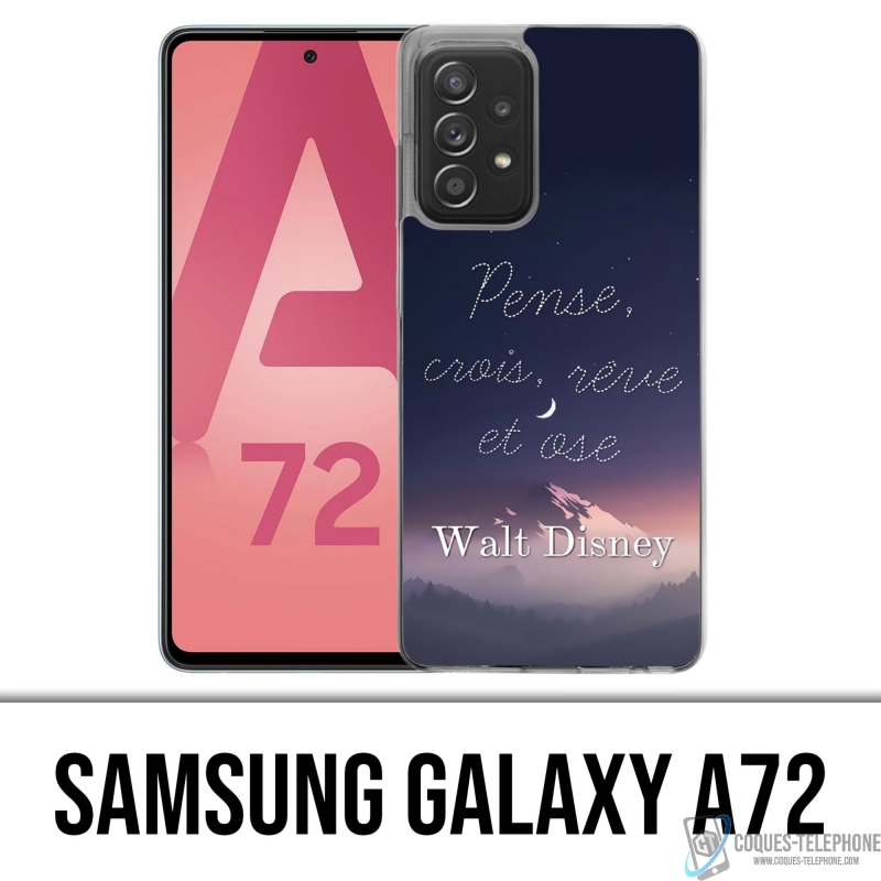 Coque Samsung Galaxy A72 - Disney Citation Pense Crois Reve
