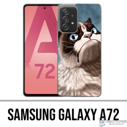 Coque Samsung Galaxy A72 - Grumpy Cat