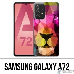 Coque Samsung Galaxy A72 - Lion Geometrique