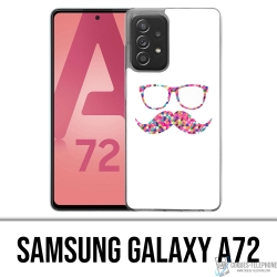 Coque Samsung Galaxy A72 - Lunettes Moustache