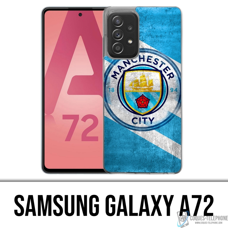 Coque Samsung Galaxy A72 - Manchester Football Grunge